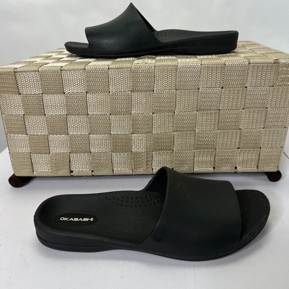 OKABASHI Women's Cruise Slide Sandal | Contoured Footbed w/Arch Support Size 6